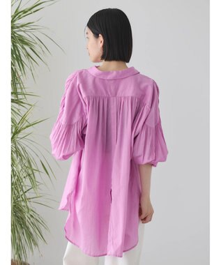 AMERICAN HOLIC カルゼギャザーシャツチュニック Pink