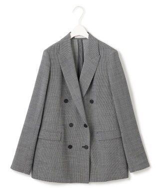 ICB ウール2WAYストレッチ ダブルブレストジャケット 無地柄系