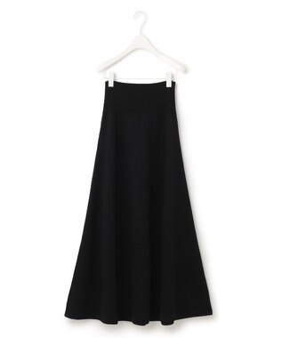 ICB L 【WEB限定カラーあり】ミルドウール ニットスカート ブラック系
