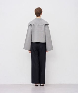 uncrave カシミヤブレンドニット ジップアップブルゾン グレー