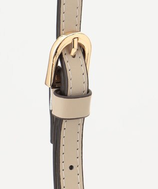 LA BAGAGERIE レザーステッチ　マルチポシェット アイボリー