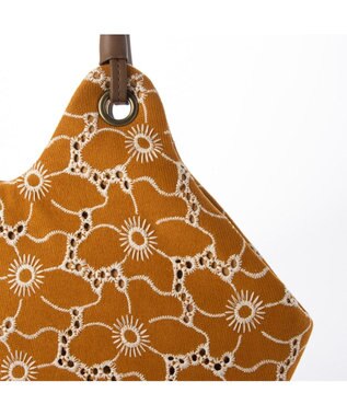 UNBILLION カシュカシュ cachecache / バケツ刺繍トートバッグ キャメル