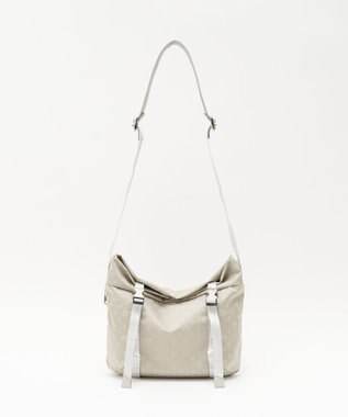 russet ナイロンジャガードメタルバックルショルダーバッグ M(CE-1671) Ecru