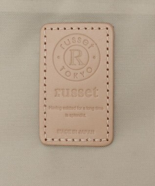 russet ナイロンジャガードメタルバックルショルダーバッグ M(CE-1671) Ecru