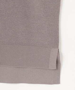 自由区 【WEB限定・洗える・XSサイズあり】ハイツイストコットンアセテート畦編み ニット カーキ系