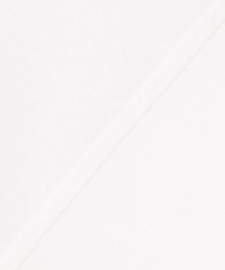 J.PRESS LADIES コットンスムース ノースリーブ シャツテール カットソー ホワイト系
