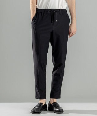 JOSEPH HOMME ＜新色追加＞新素材【抜群の通気性/360度ストレッチ】エアトールストレッチ ドロスト付テーパードパンツ/ PEGG CONVERTIBLE ブラック系