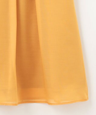 J.PRESS LADIES L 【洗える】ブライトスパンボイル スカート マリーゴールド系