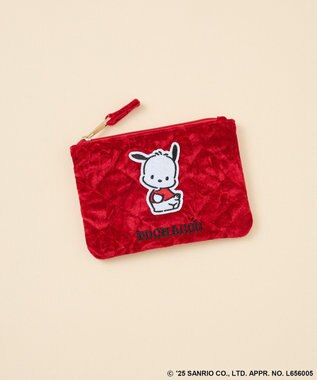 Green Parks キルトポーチ Red