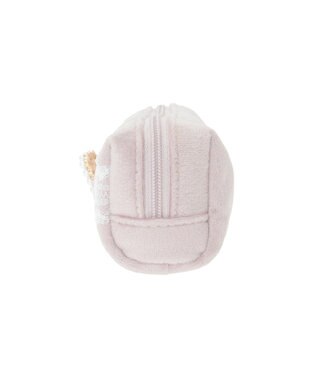 Maison de FLEUR ベロアレースロングポーチ Grayish Pink