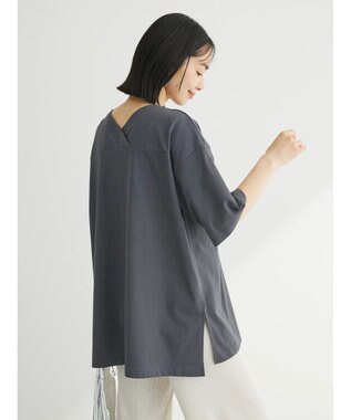 Green Parks 冷っとすずやか　バックカシュクールチュニック