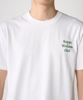 OP／FILA 【Kappa】ウェルネスクラブプリントTシャツ ホワイト