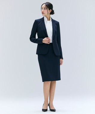 BEIGE， 【洗える・L-size】CINDY / テーラードジャケット Navy