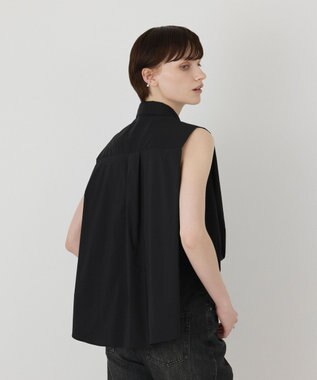 GRACE CONTINENTAL ビジューノースリーブシャツ ブラック