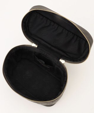 TOCCA CHECKER CLOVER VANITY ヴァニティバッグ カーキ系