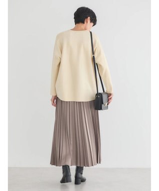 AMERICAN HOLIC バイパチ袖リブラグランニットプルオーバー Ivory