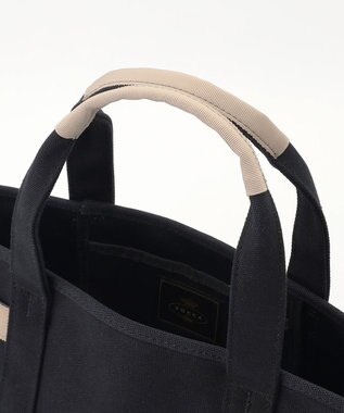 TOCCA 【A4サイズ対応】SIDE RIBBON CANVASTOTE トートバッグ ブラック系