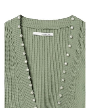 Green Parks ・ＥＬＥＮＣＡＲＥ　ＤＵＥ　パールツキトッパーカーデ Light Khaki