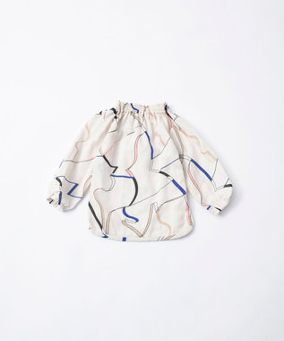 TRICOTE カットリボン柄 スモッグ