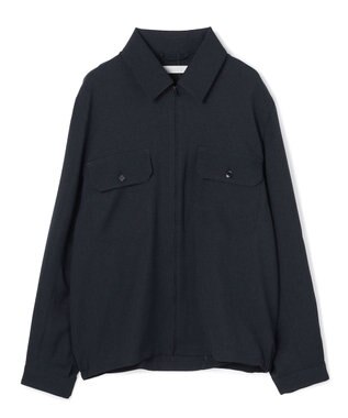UNFILO MENS 【OCEANS YouTube 掲載/男女兼用】WOOL TOUCH 機能美シャツブルゾン ネイビー