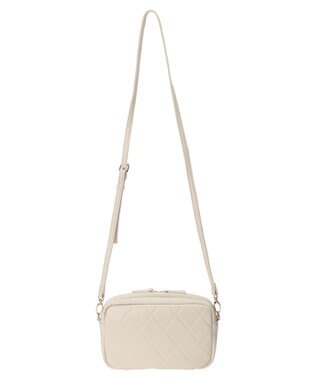 earth music&ecology キルティングショルダーバッグ Ivory