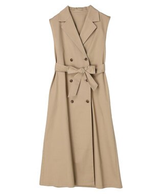 earth music&ecology ２ＷＡＹジレンチ Beige