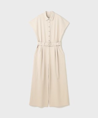 GRACE CONTINENTAL シャツオールインワン ベージュ