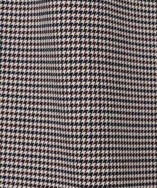 J.PRESS LADIES 【洗える】杢チェック スカート ブラック系3