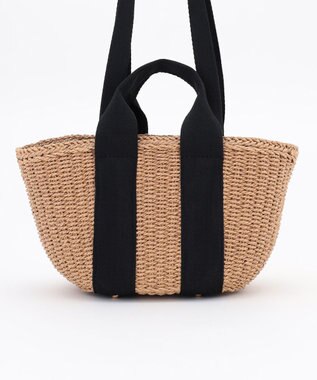 LA BAGAGERIE 【MONICA】ダブルハンドルかごバッグ ベージュ