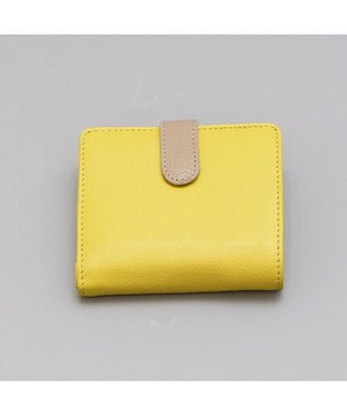 UNBILLION アトランタ ATLANTA / 牛革二つ折りカラーコンビウォレット イエロー