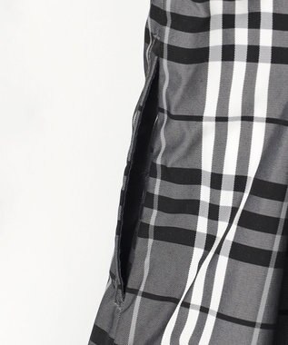 組曲 KIDS 【100㎝】チェックタフタドッキング ワンピース モノトーン系