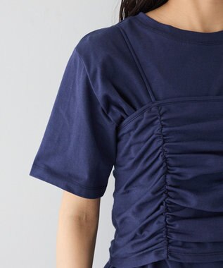 CRAFT STANDARD BOUTIQUE 2点セット ビスチェレイヤードプルオーバー Navy