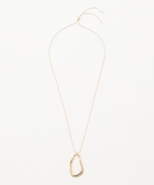 ANY メタルモチーフスライドネックレス ゴールド