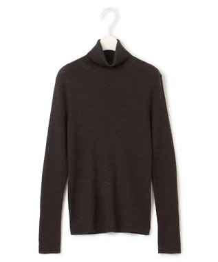 ICB 【新色追加・WEB限定カラーあり】エクストラファインメリノ タートルネックプルオーバー バーントブラウン系