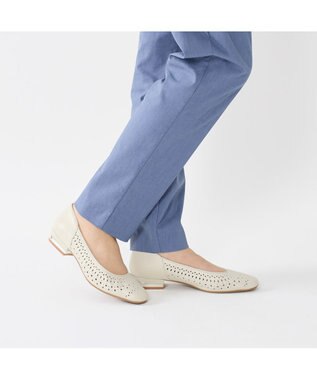 Riz raffinee <Riz raffinee>カットワークフラットパンプス