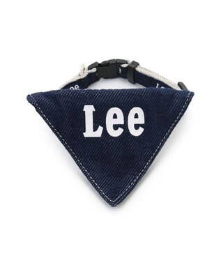 PET PARADISE Ｌｅｅ ヒッコリー 両面バンダナ付き 首輪【３Ｓ】 紺（ネイビー・インディゴ）