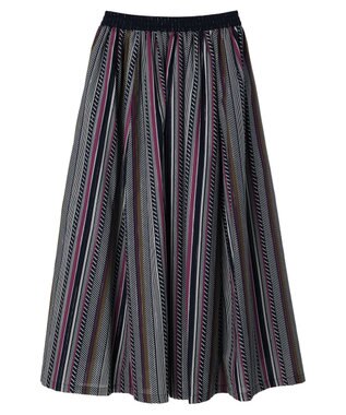 Green Parks ・ＥＬＥＮＣＡＲＥ　ＤＵＥ　マルチストライプスカート Pink