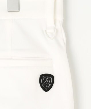 23区GOLF 【MEN】ハイゲージスムースパンツ ストレッチ ホワイト系