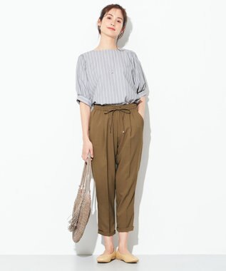 ANY 【接触冷感・UVケア】イージーケア美脚 パンツII キャメル