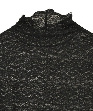 Green Parks 起毛レースプルオーバー Black