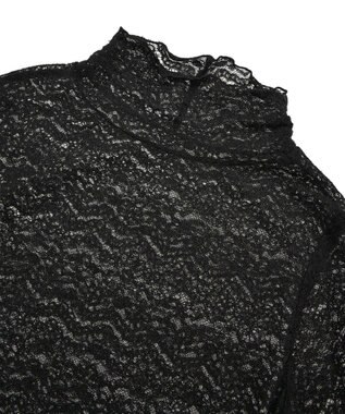 Green Parks 起毛レースプルオーバー Black