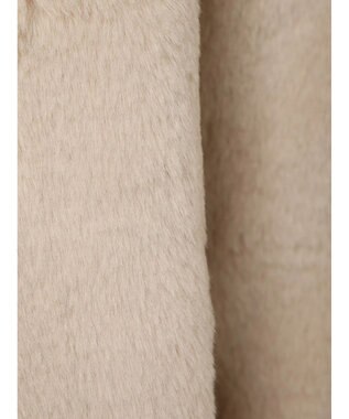 earth music&ecology ファー＆キルティングリバーシブルコート Beige