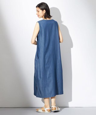 HELLY HANSEN LIFAデニムワンピース ブルー