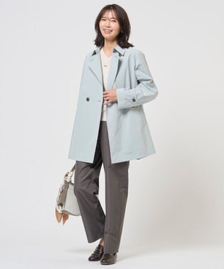 J.PRESS LADIES L Artirosa トレンチ コート スモーキーミント系