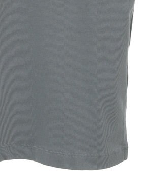 earth music&ecology 【接触冷感/洗濯機可】Ｑｕａｌｉｔｅ　Ｄｅ　ＶｉｅフレンチＴ Charcoal Gray