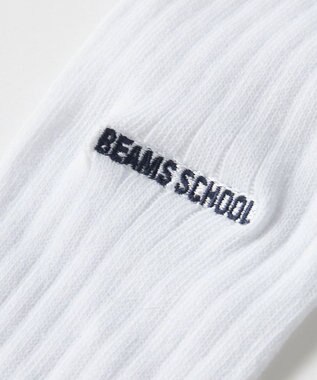 BEAMS SCHOOL 38cm丈スクールソックス ホワイト