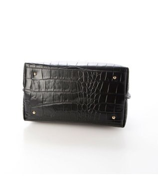 UNBILLION ペルケ perche / WEB直営限定・牛革ユーティリティ・2wayトートバッグS クロコブラック