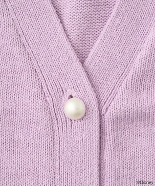 earth music&ecology Ｖｉｌｌａｉｎｓ　アースラ／ニットカーディガン Purple