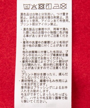 Green Parks ＦＡＮＴＡＳＩＡ／ワンポイントプリントパーカー Red