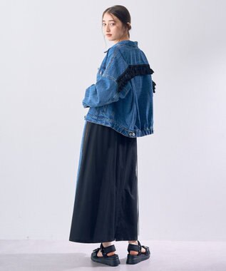 YECCA VECCA フリンジデニムジャケット Indigo